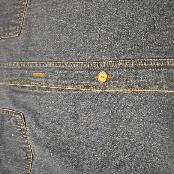 Womens Size Small To Medium Denim Sleeveless Shirt Vest - Picture 2 of 7